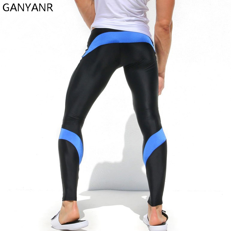 Crossfit Victory - GANYANR Brand Running Tights Men Sport