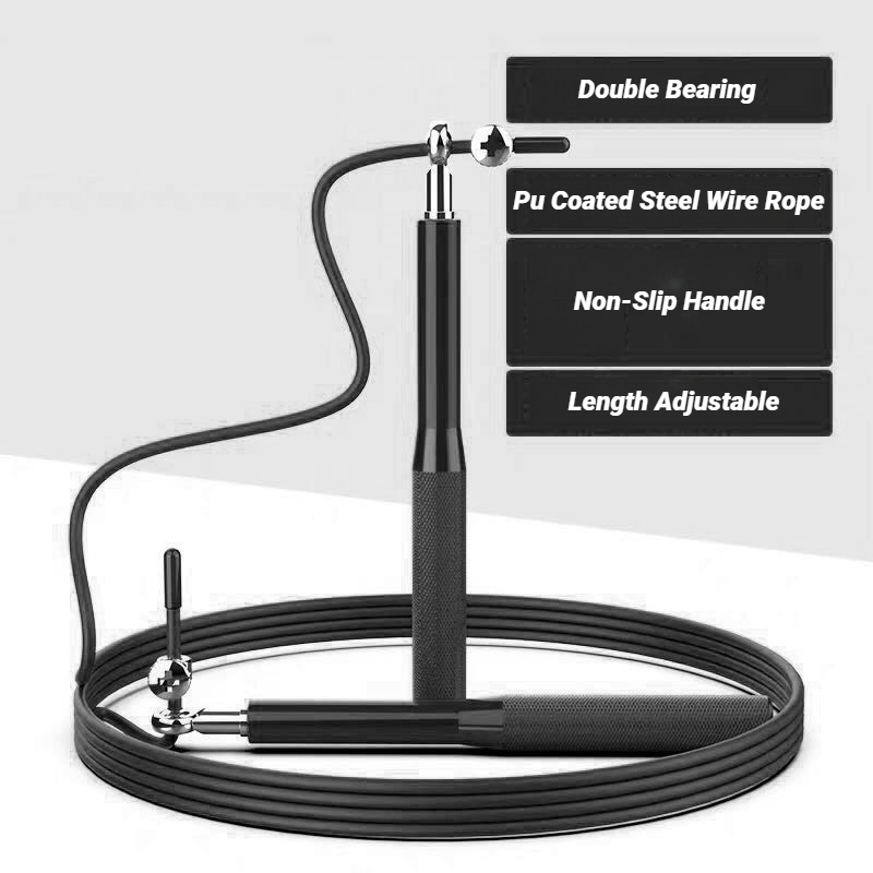 Adjustable Aluminum Handle Wir - огляд і ціна Jump Rope Speed Bearing
