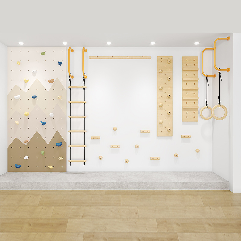 Kids Indoor Wooden Climbing Wa - огляд і ціна Gymnastic Ring Wood