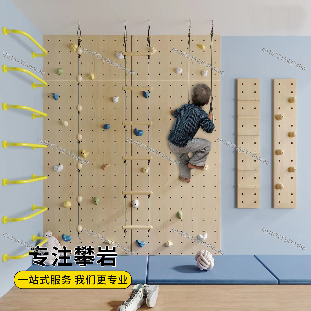 Kids Indoor Wooden Climbing Wa - огляд і ціна Gymnastic Ring Wood