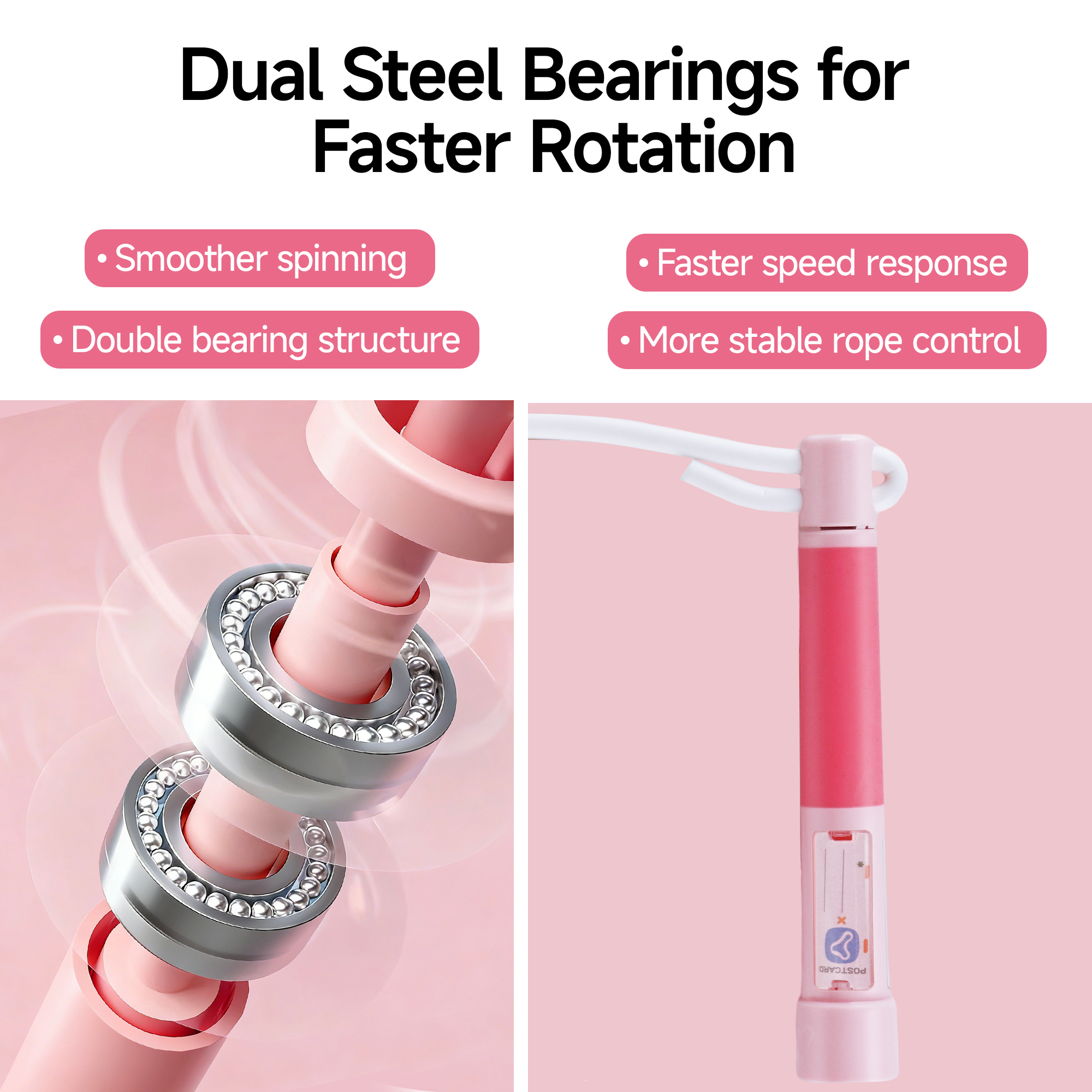 YUEDONG Speed Jump Rope for Ki - огляд і ціна Jump Rope Speed Bearing