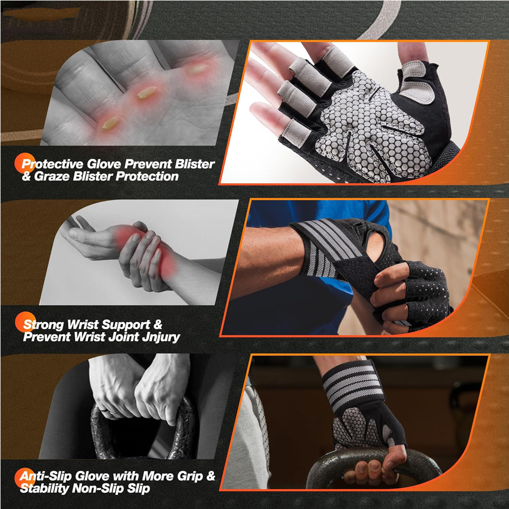 Fitness Gloves with Wrist Supp - огляд і ціна Crossfit Gear For Women