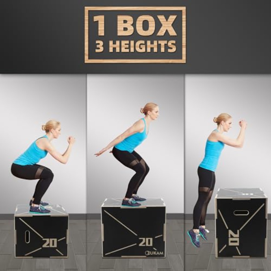 Non-Slip Wood Plyometric Jump  - огляд і ціна Box Jump Plyo