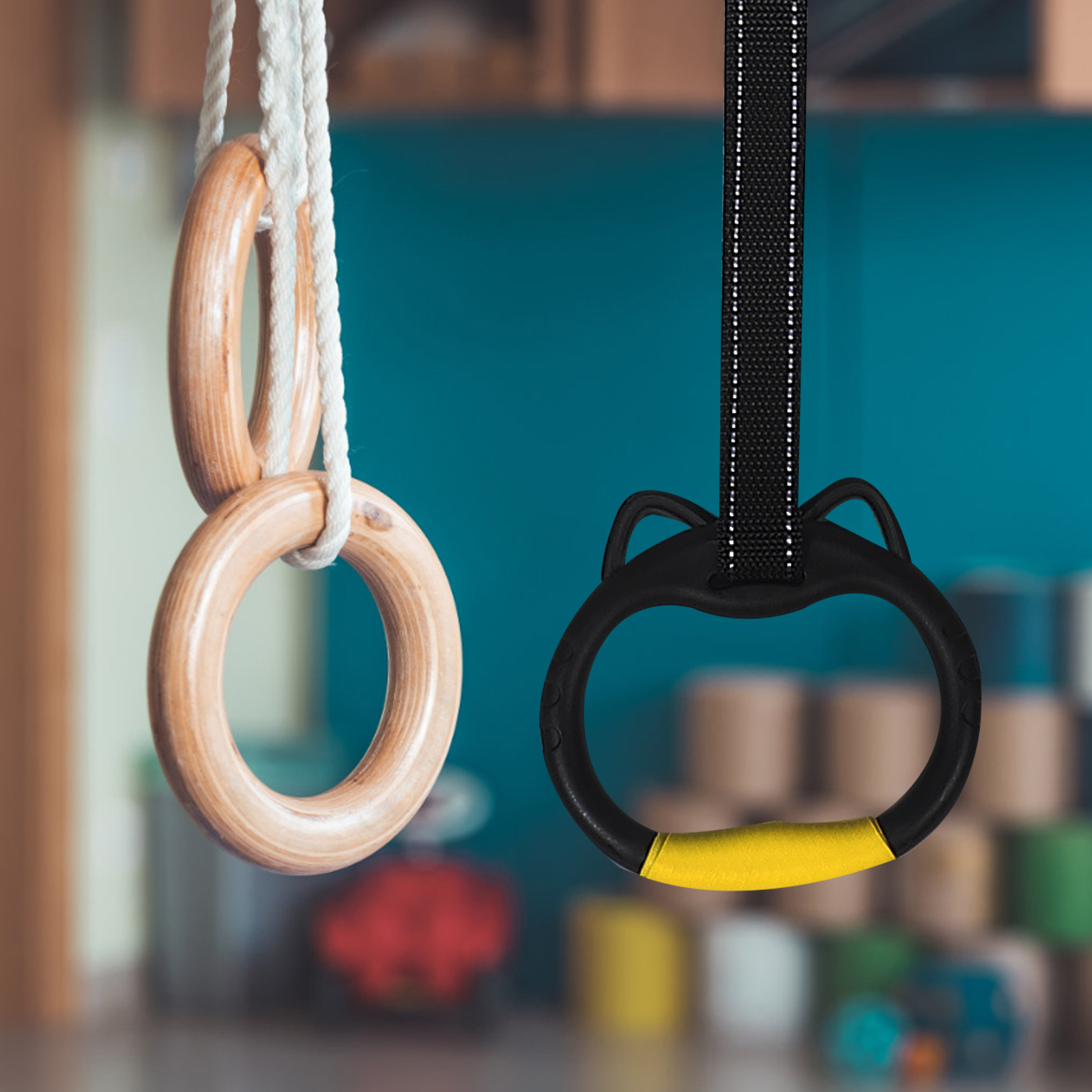 1 set 1 Set Gymnastics Rings F - огляд і ціна Gymnastic Ring Wood