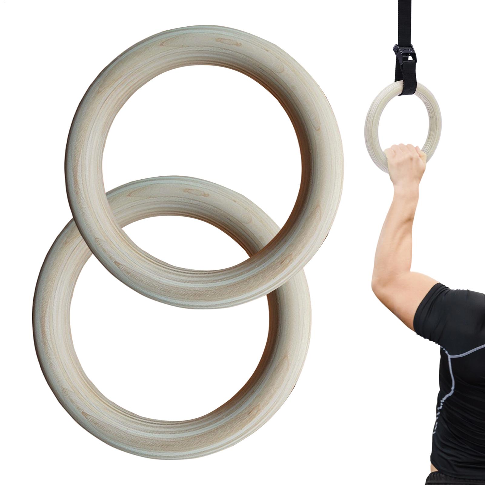 2Pcs/Pairs Wooden Portable Gym - огляд і ціна Gymnastic Ring Wood