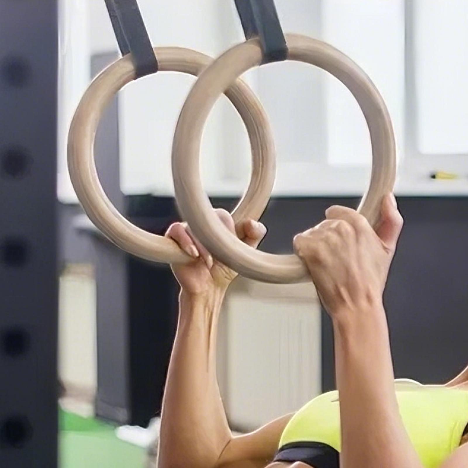 2Pcs/Pairs Wooden Portable Gym - огляд і ціна Gymnastic Ring Wood