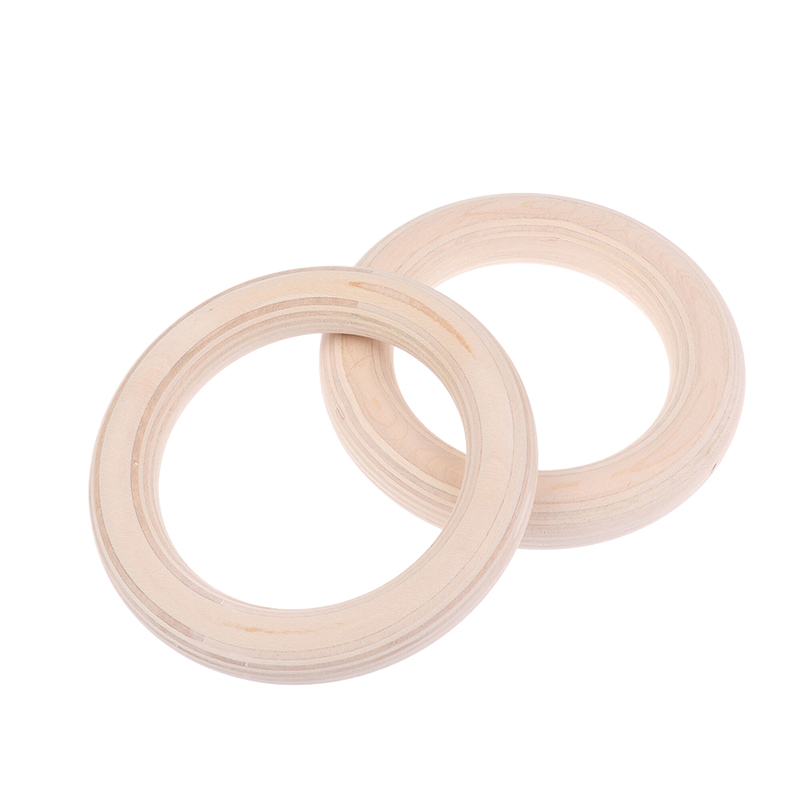 2Pcs/Pairs Portable Crossfit G - огляд і ціна Gymnastic Ring Wood