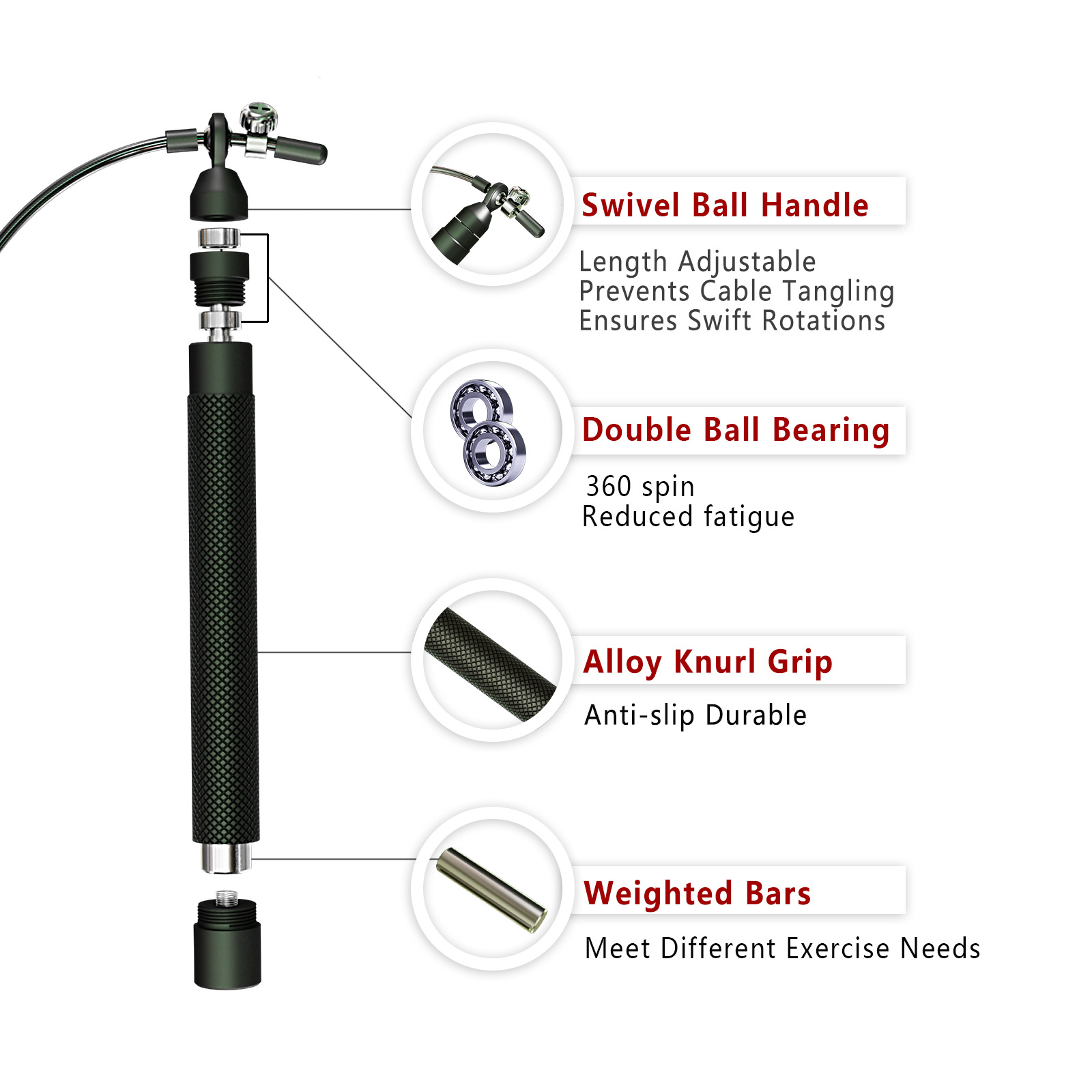 Crossfit Weighted jump rope gy - огляд і ціна Crossfit Workout With Equipment