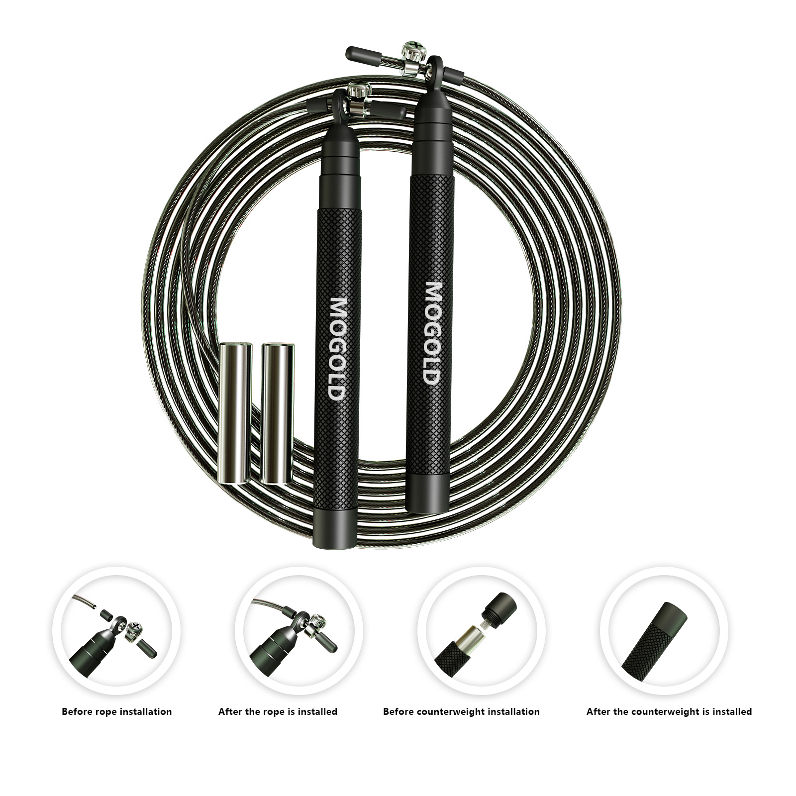 Crossfit Weighted jump rope gy - огляд і ціна Crossfit Workout With Equipment