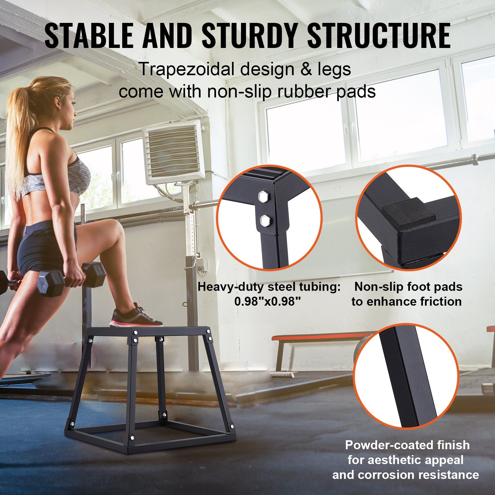 Adjustable Height Plyo Box 12x - огляд і ціна Box Jump Plyo