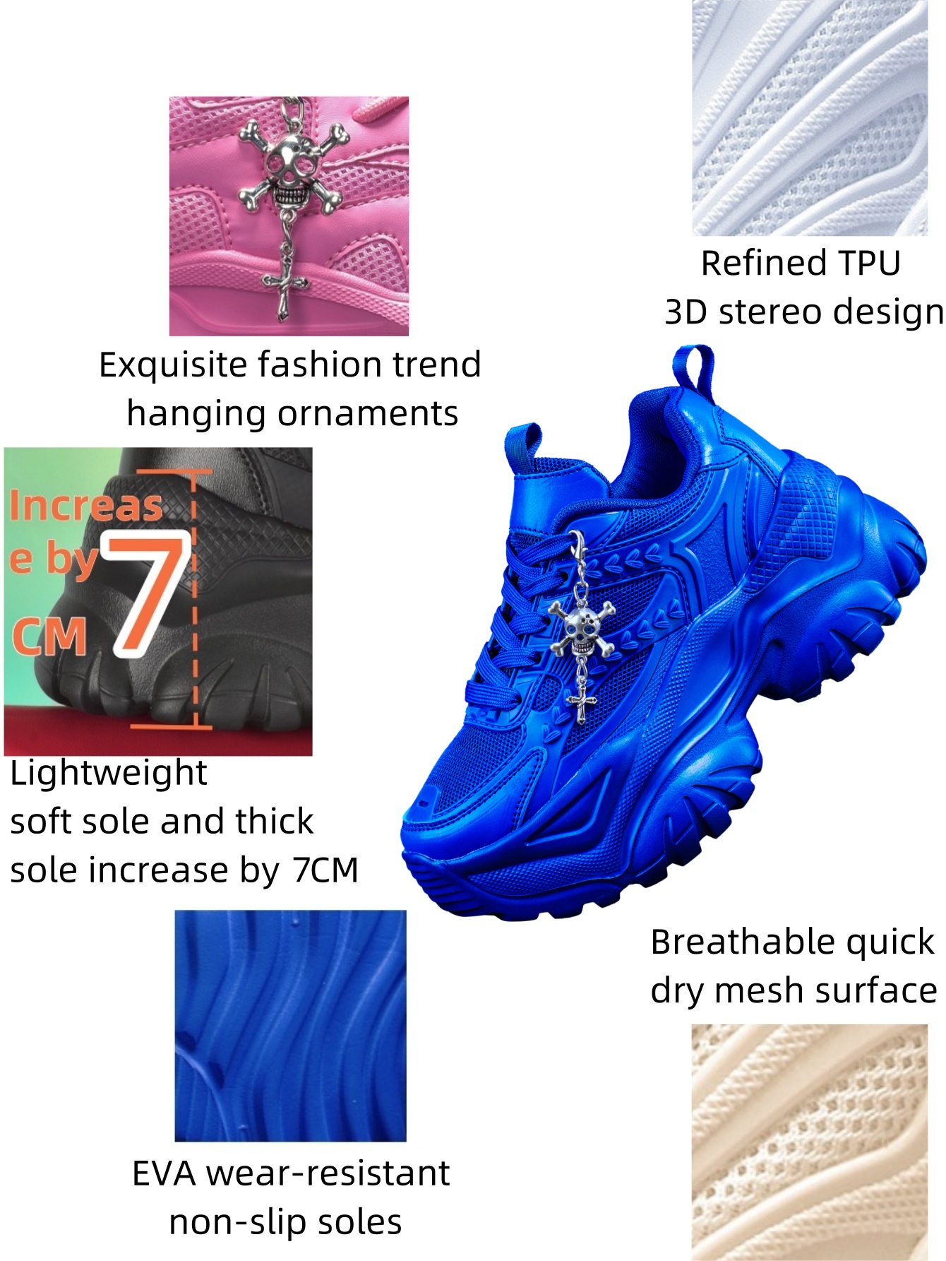 Women's 7cm Height-Increasing  - огляд і ціна Crossfit Accessory Work