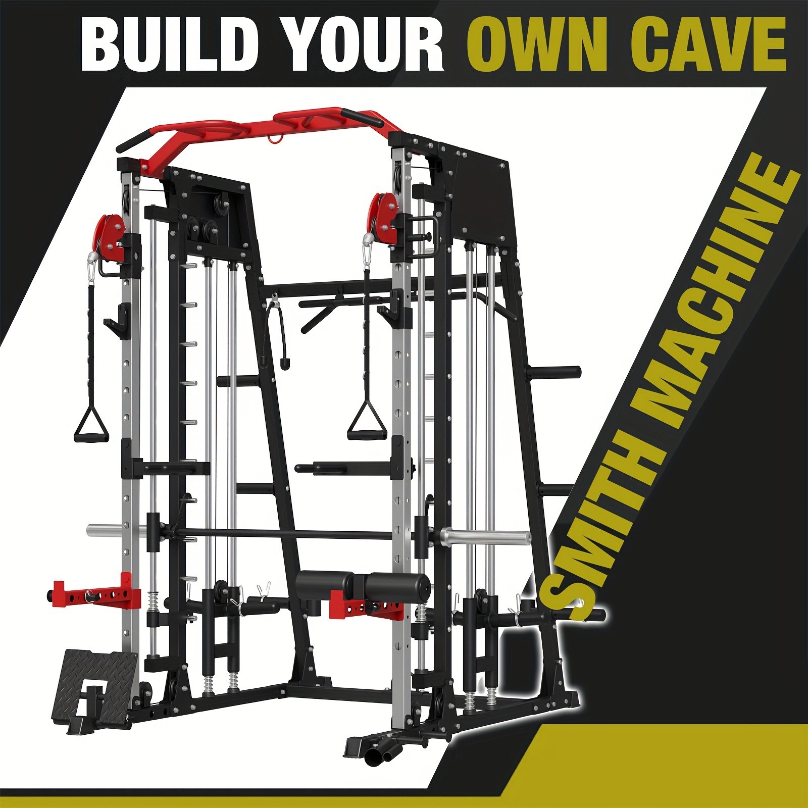 ALL-IN-ONE 2200lbs Smith Machi - огляд і ціна Landmine Barbell Attachment