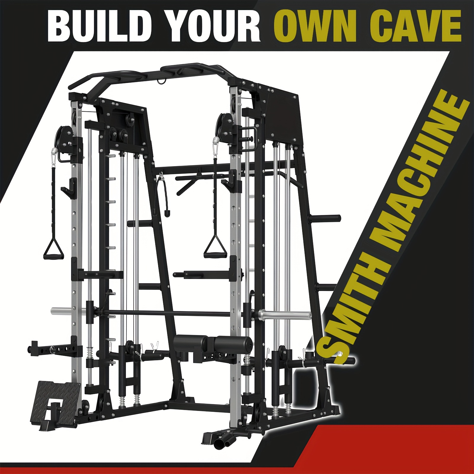 ALL-IN-ONE 2200lbs Smith Machi - огляд і ціна Landmine Barbell Attachment