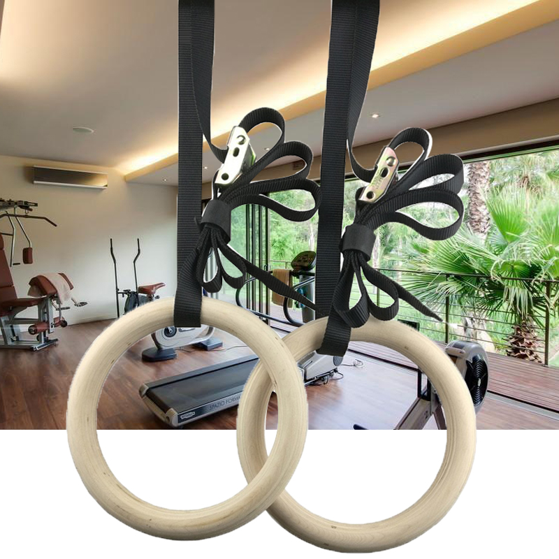 Fitness Gymnastic Rings with A - огляд і ціна Gymnastic Ring Wood