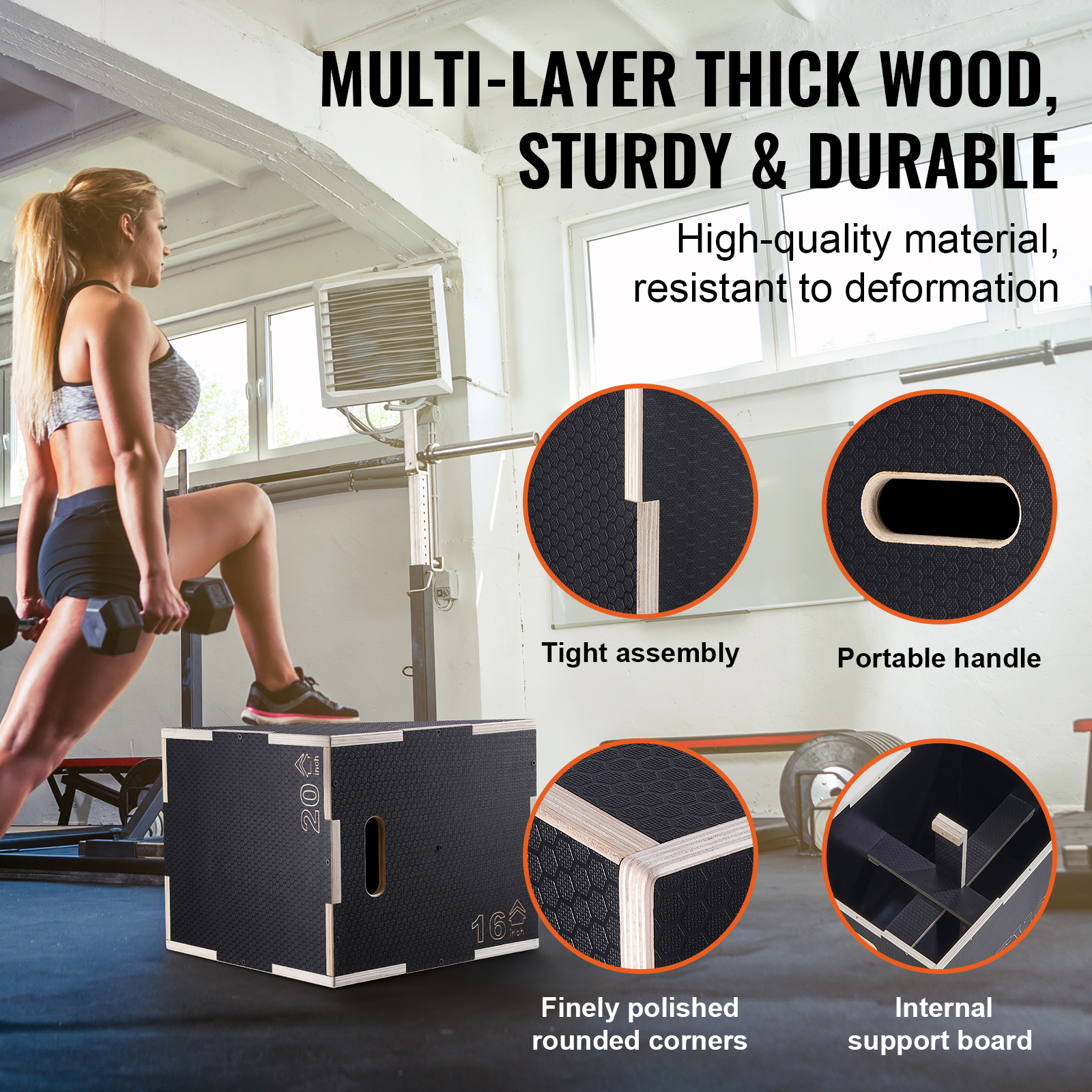 VEVOR 3 In 1 Plyometric Jump B - огляд і ціна Box Jump Plyo
